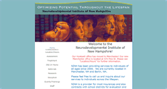 Desktop Screenshot of neurodevelopmentnh.com
