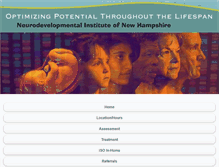Tablet Screenshot of neurodevelopmentnh.com
